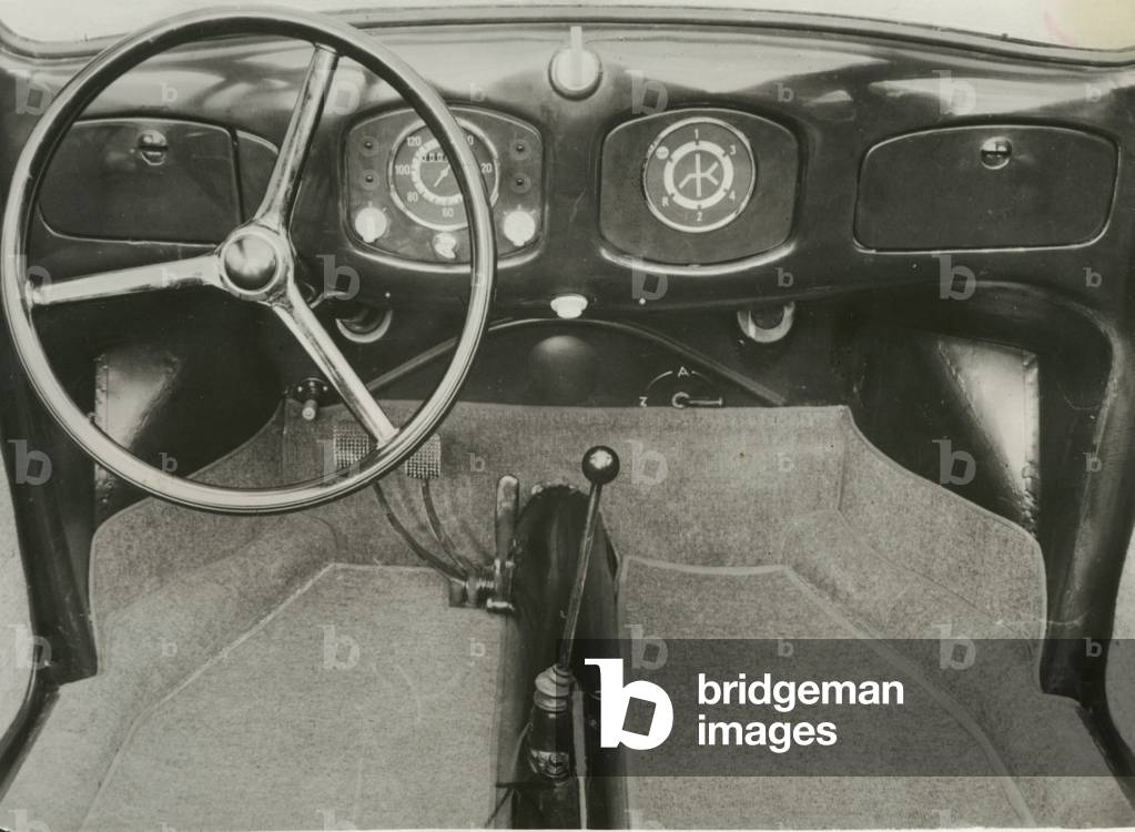 Interior of a VW Beetle, 1938 (photo)