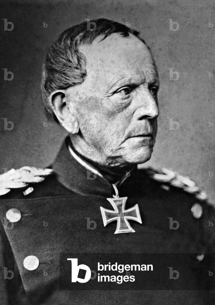 Helmuth Graf von Moltke, 1879 (b/w photo)