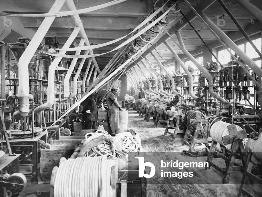 Asbestos factory in Reinickendorf, 1909 (b/w photo)