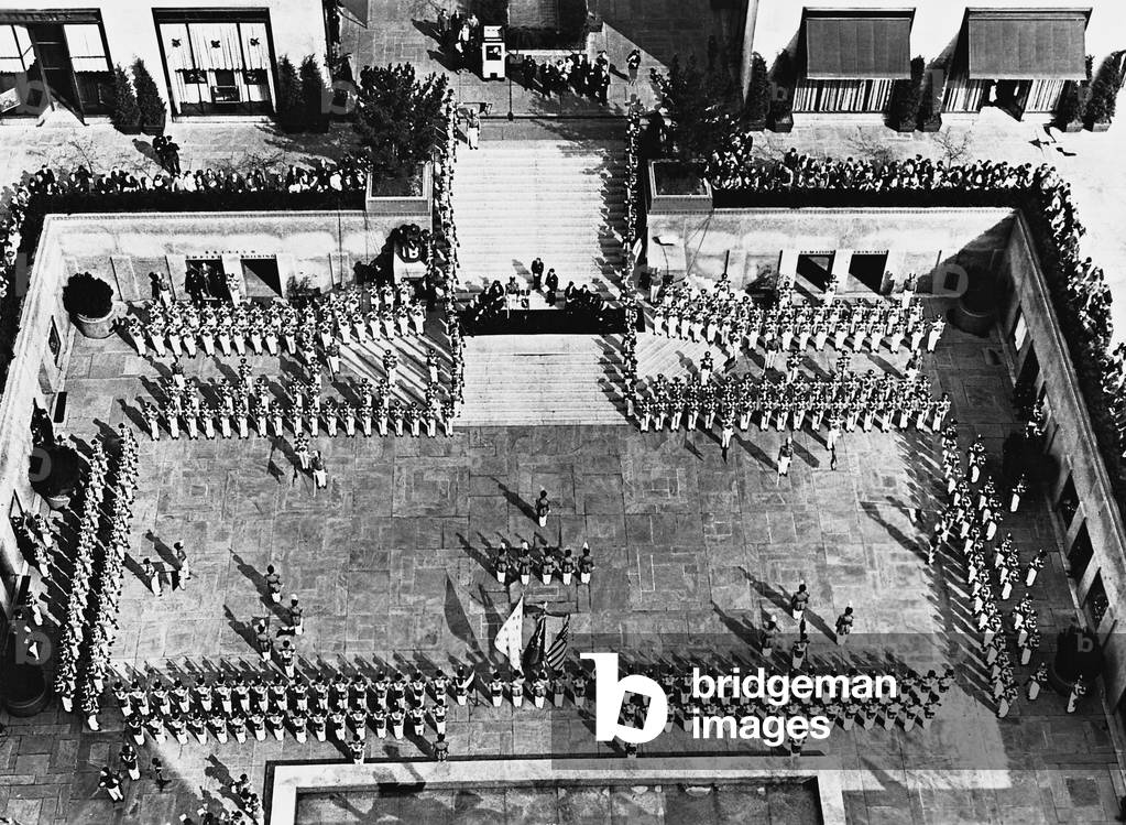 Parade in New York, 1939 (b/w photo)