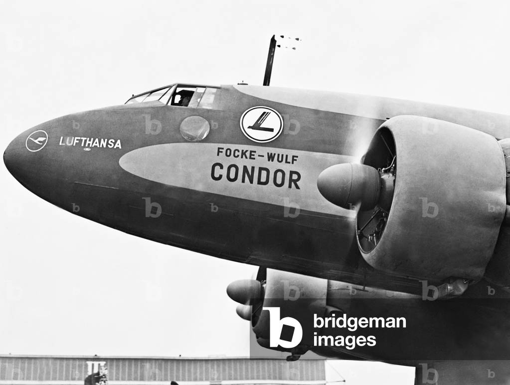Transport aircraft 'Condor', 1937 (b/w photo)