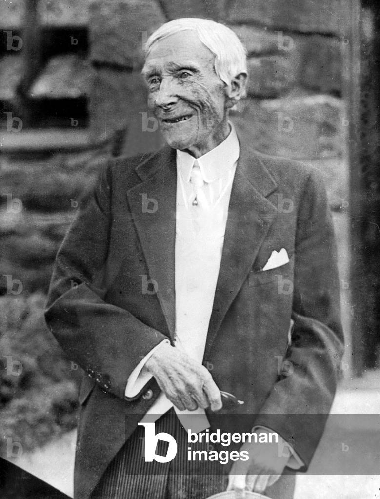 John Davison Rockefeller, 1934 (b/w photo)