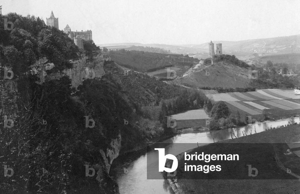 The Rudelsburg and Saaleck castles in an der Saale, 1911