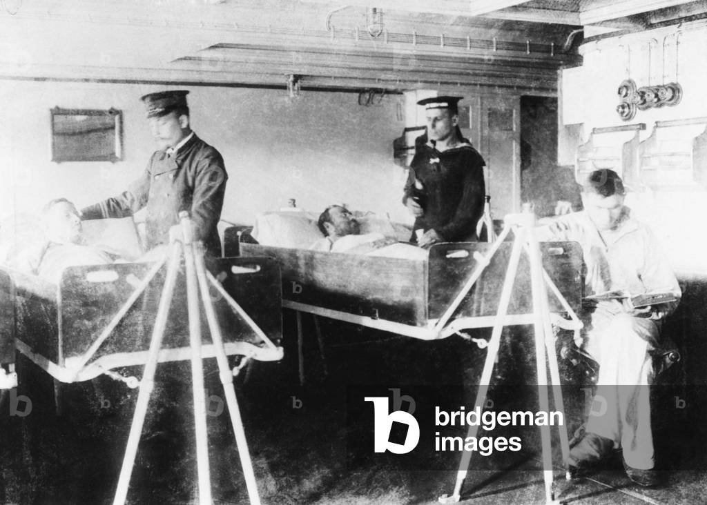 Infirmary of a German battle cruiser, 1904