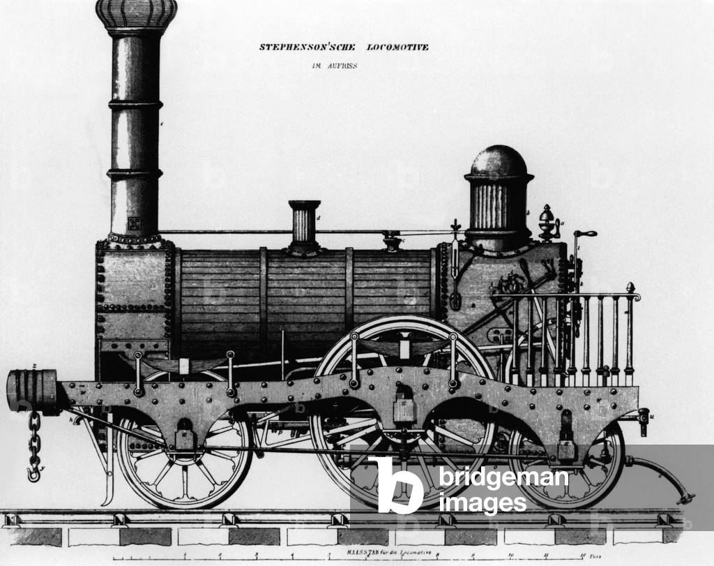 A train, around the 1810s