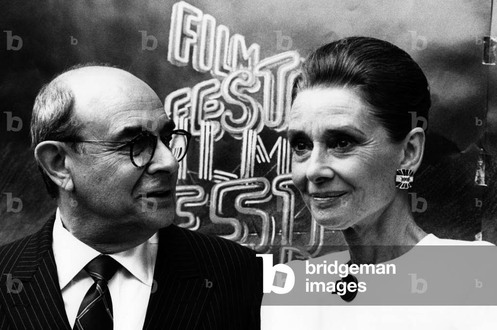 Audrey Hepburn and Stanley Donen, 1992