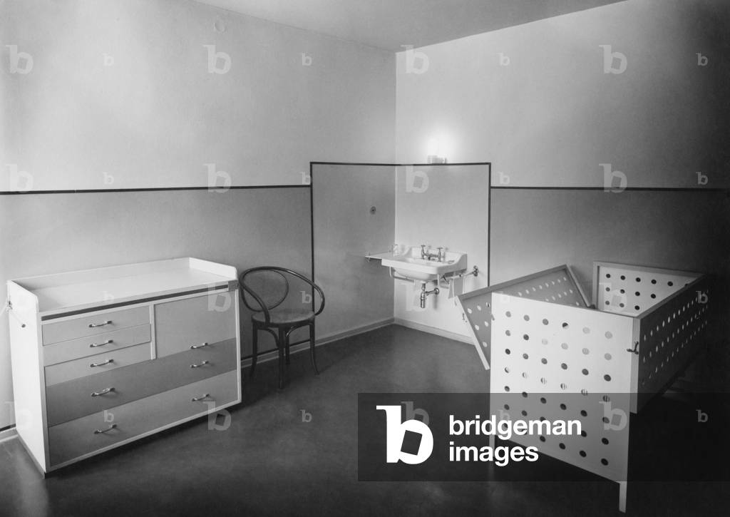 Nursery, 1935 (b/w photo)