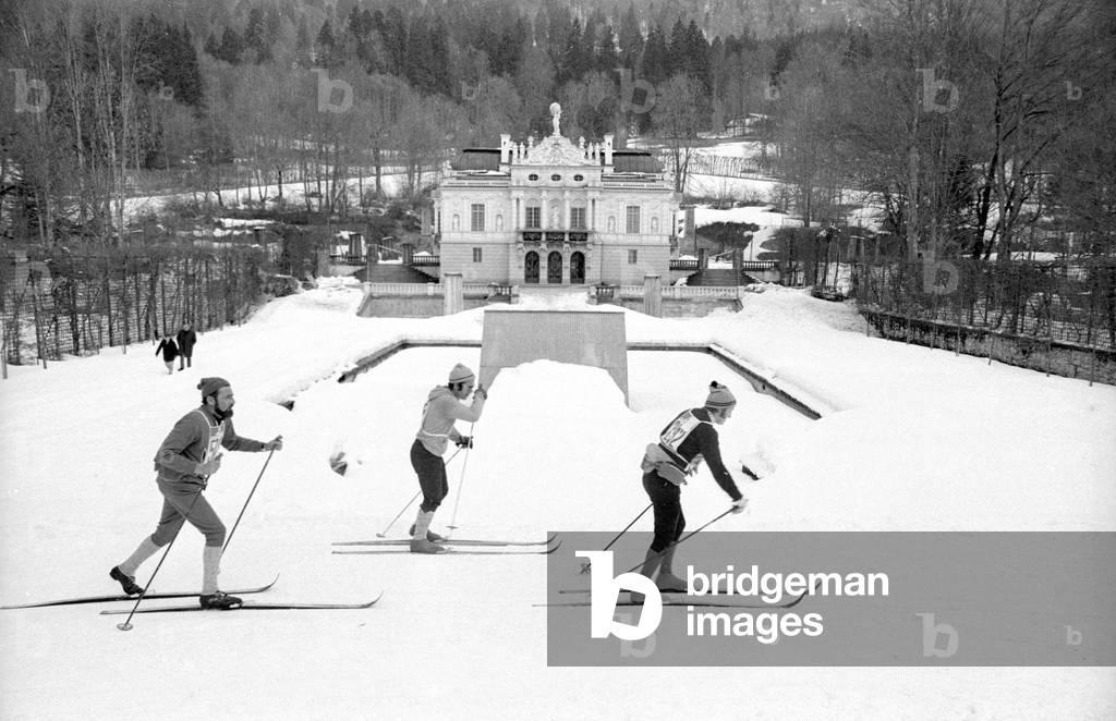 Koenig-Ludwig-Lauf, 1974 (b/w photo)