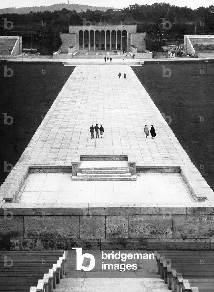 The Luitpold Arena in Nuremberg, 1936 (b/w photo)