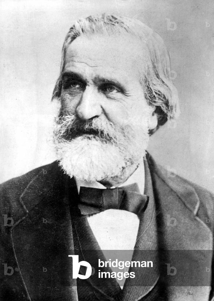 Giuseppe Verdi (b/w photo)