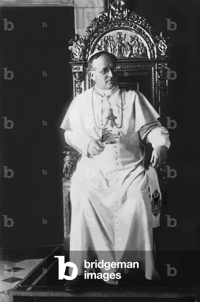 Pope Pius XI., 1927 (b/w photo)