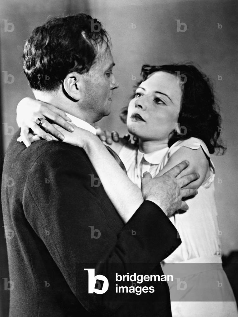 Theodor Loos and Gina Falckenberg, 1930 (b/w photo)
