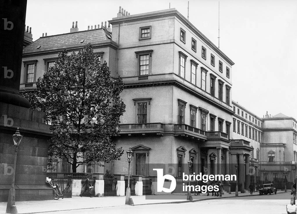 German Embassy in London, 1912 (b/w photo)