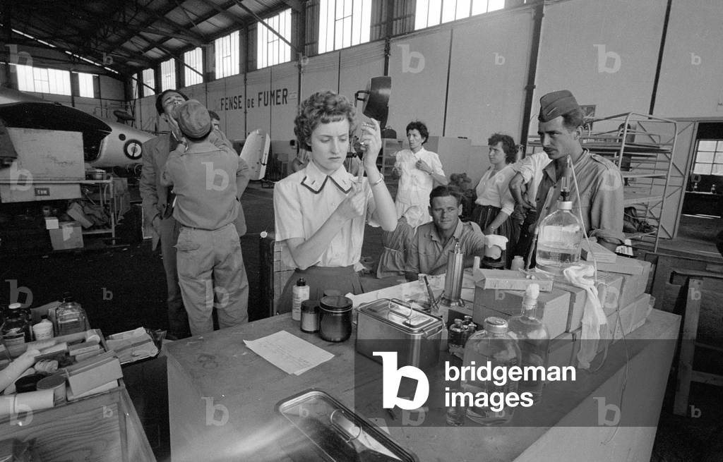 Earthquake in Agadir, 1960 (b/w photo)