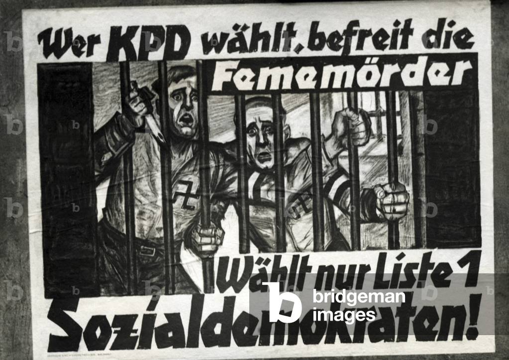 Election poster of the SPD, 1932