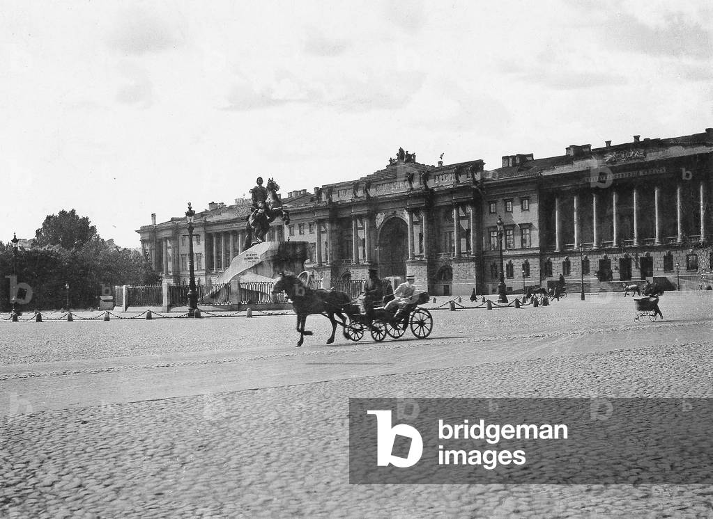 The Senate Palace in St. Petersburg, 1911 (b/w photo)