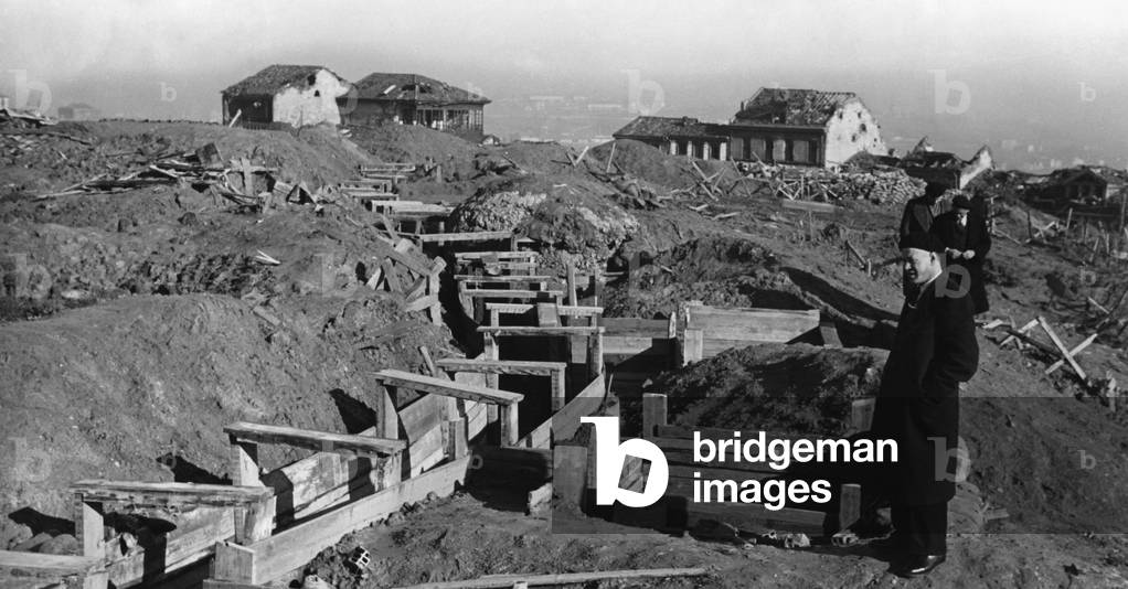 Republican positions at Madrid, 1939