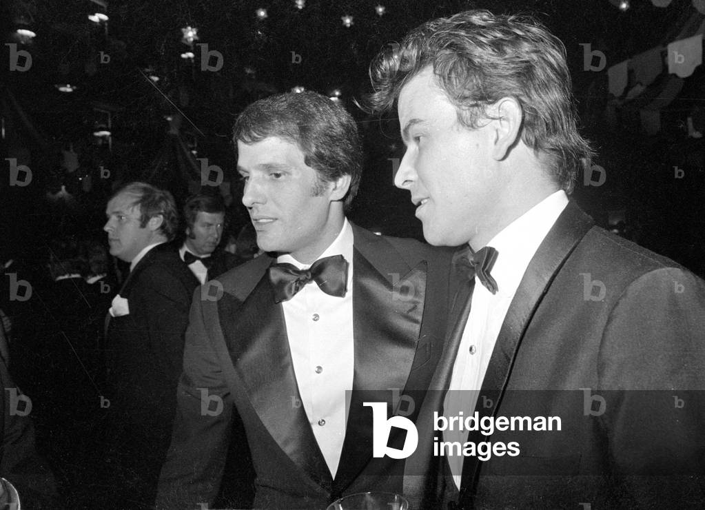 Horst Buchholz at the German Film Ball in Munich, 1974 (b/w photo)