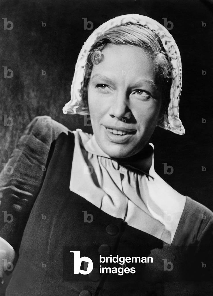 Elisabeth Flickenschildt in Rembrandt, 1942 (b/w photo)