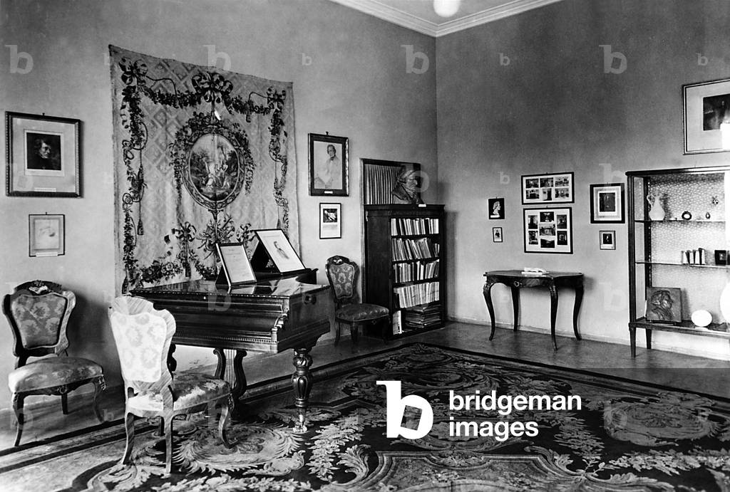 The Chopin Museum in Krakow, 1943 (b/w photo)