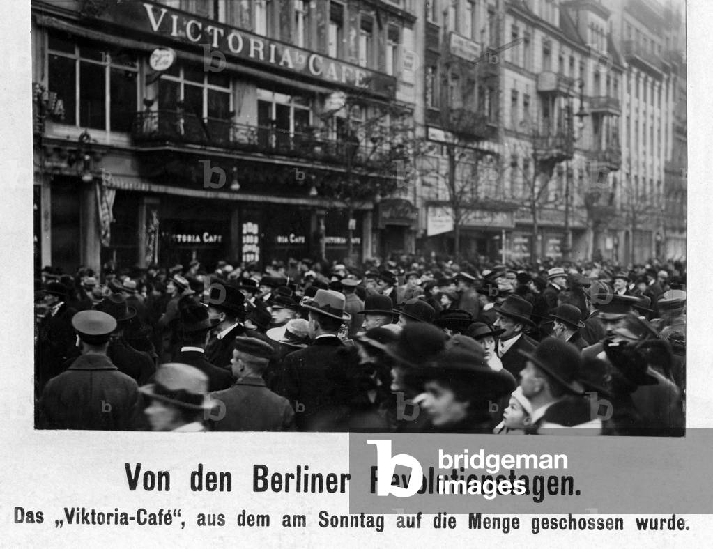 Crowd of people in front of the 