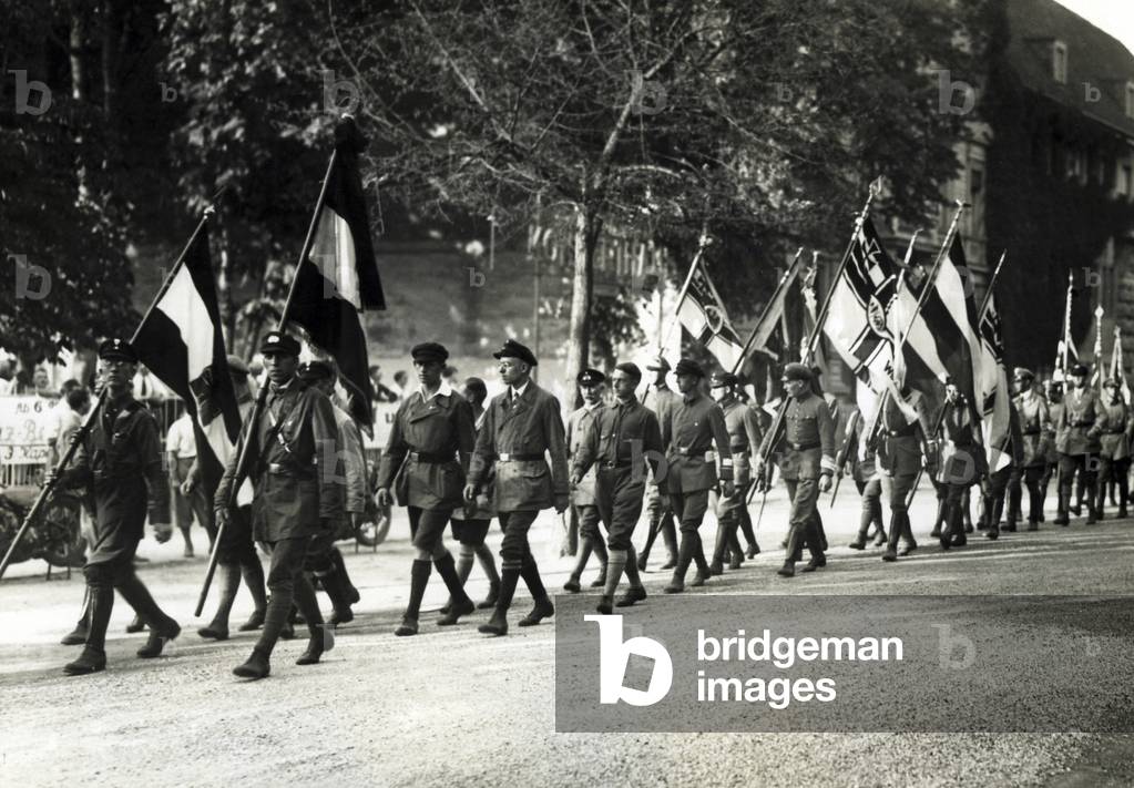 Parade of the Bismarck Youth in Potsdam, around the 1920s
