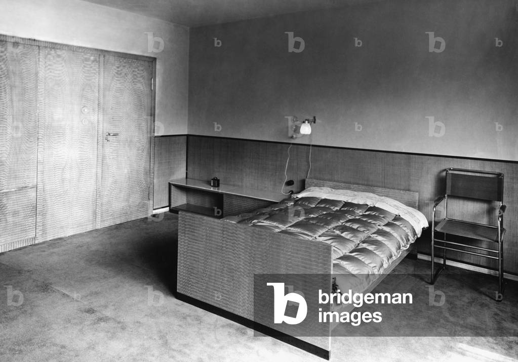 Bedroom, 1935 (b/w photo)