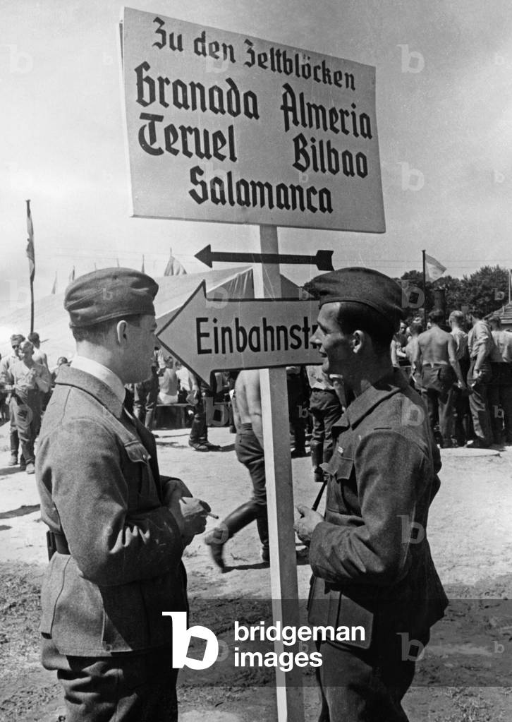 Camp of the Condor Legion in Doeberitz near Berlin, 1939