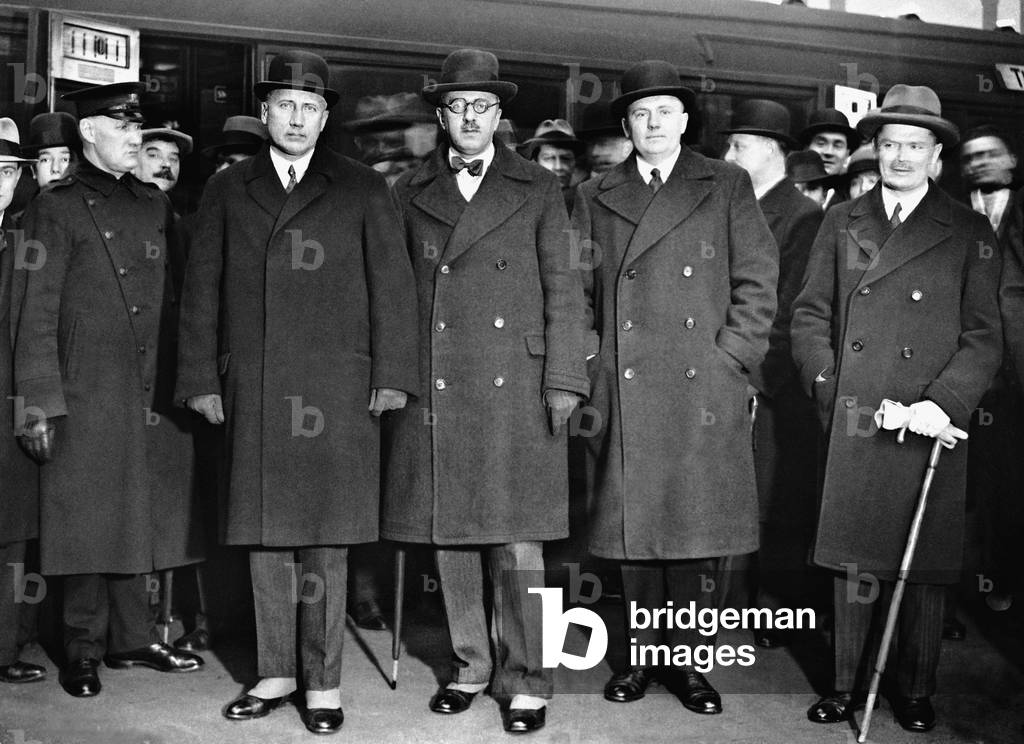 Four Powers Conference in London, 1932 (b/w photo)