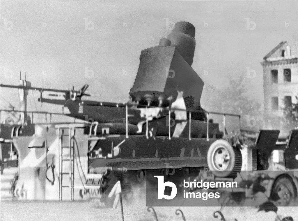 German 60cm Mortar 'Karl' (b/w photo)