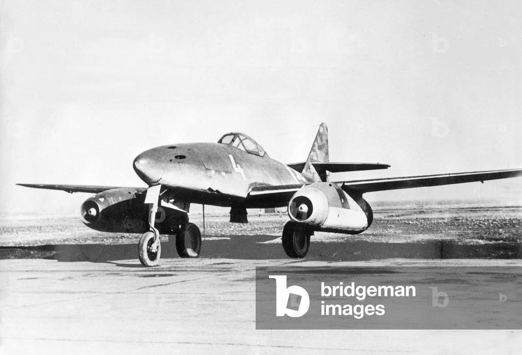 Messerschmitt Me 262, 1944 (b/w photo)