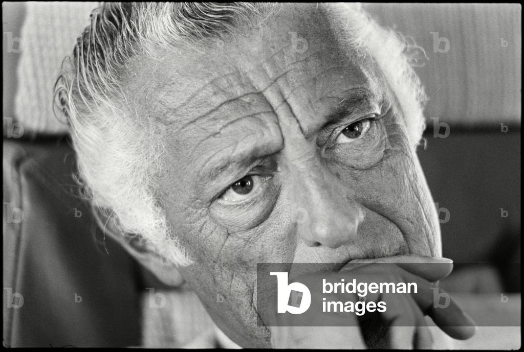 Gianni Agnelli, 1975 (b/w photo)