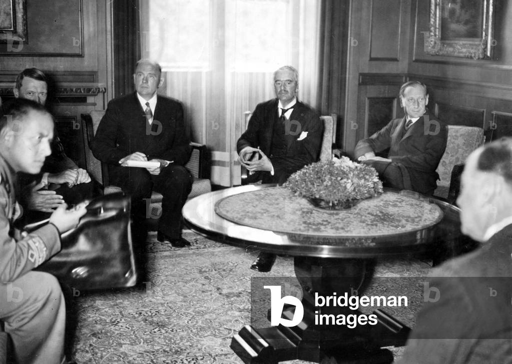 Munich Conference, 1938 (b/w photo)