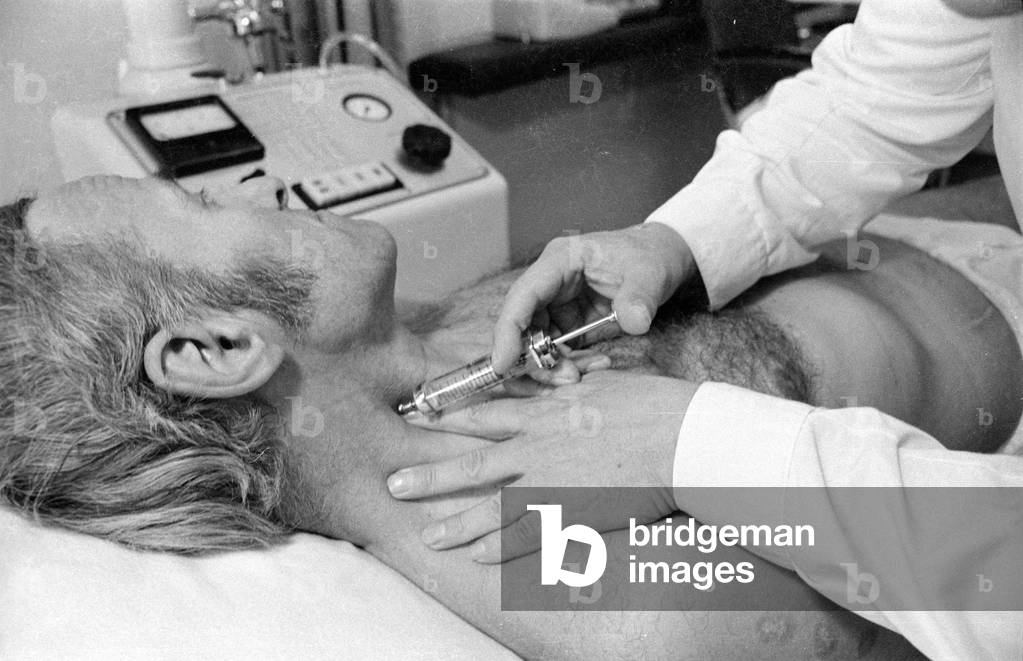 Ozone therapy, 1974 (b/w photo)