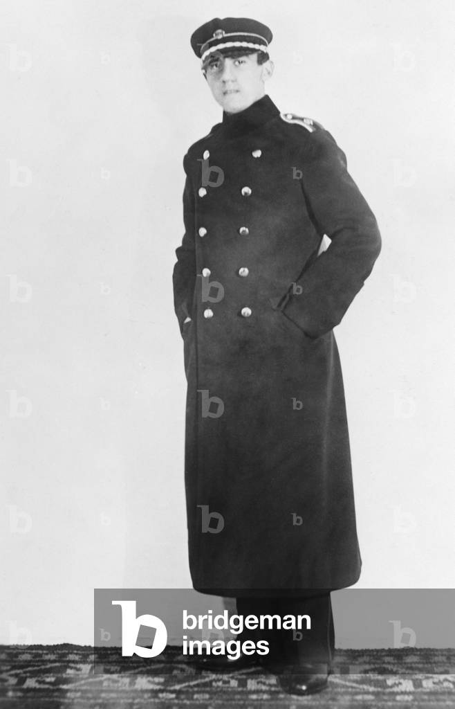 Student in uniform, around 1918