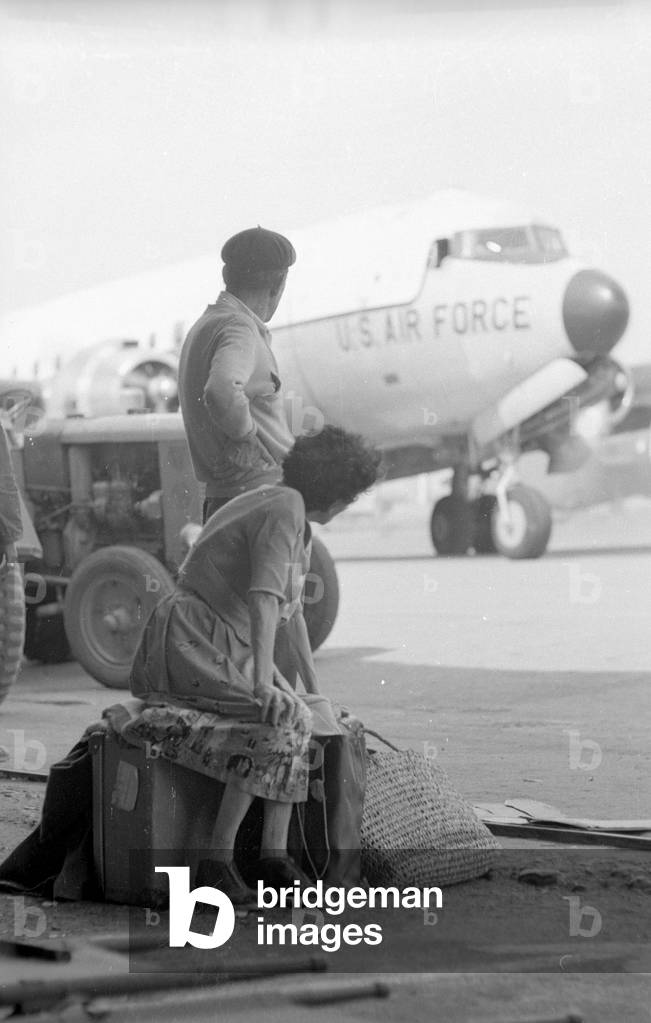 Earthquake in Agadir, 1960 (b/w photo)