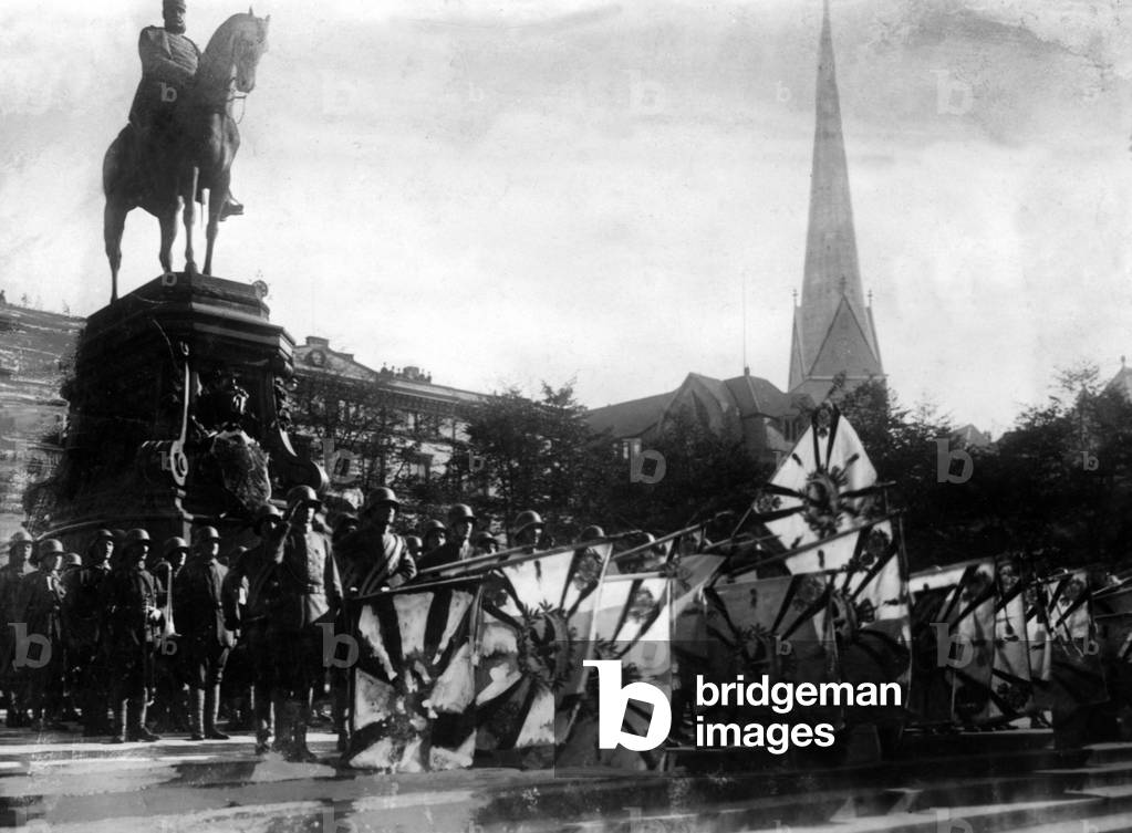 Dissolution of the regiments in Hamburg, 1918