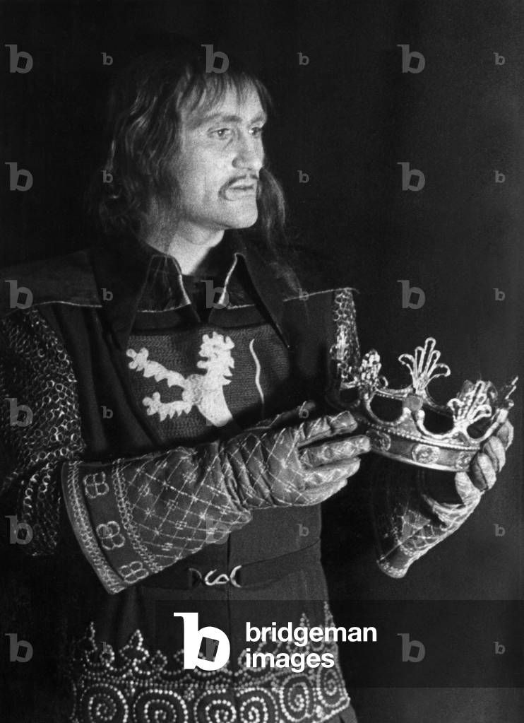 Bernhard Minetti in 'The Fortune and Fall of King Ottokar', 1940 (b/w photo)