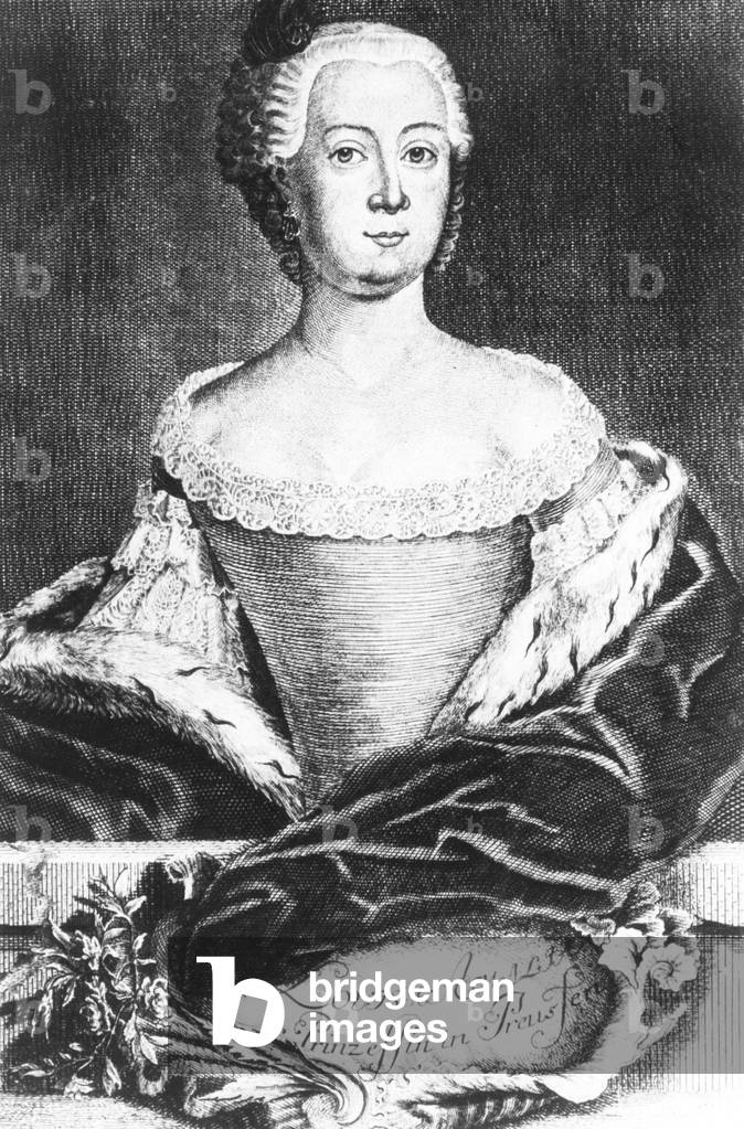 Luise Amalie Princess of Prussia (b/w photo)