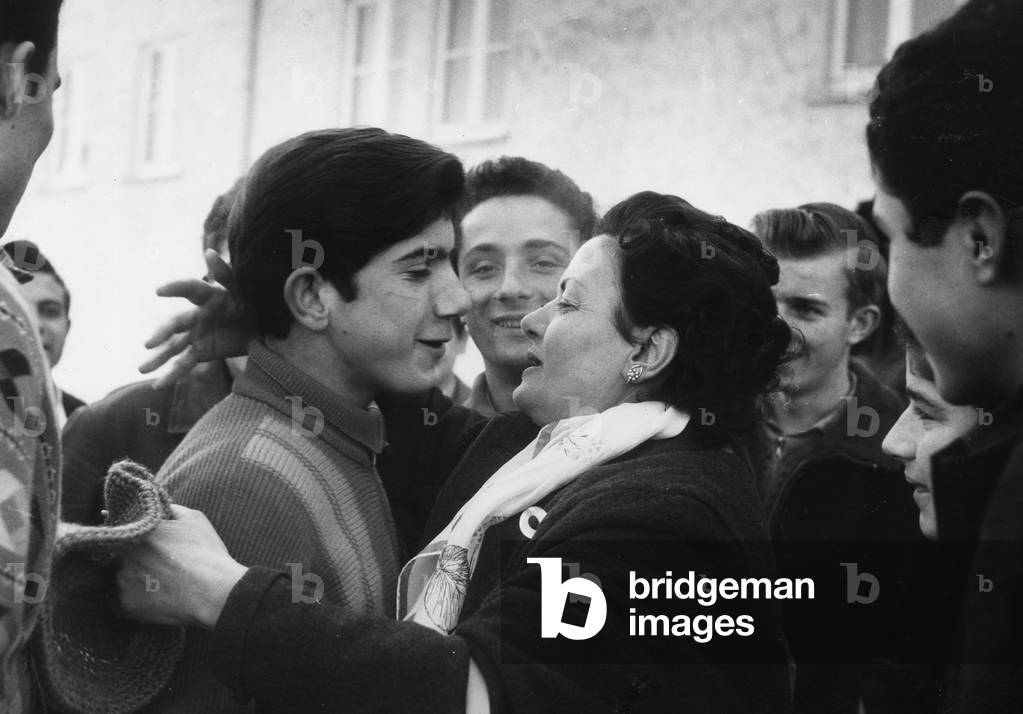 Redress action Kalavryta, 1955 (b/w photo)