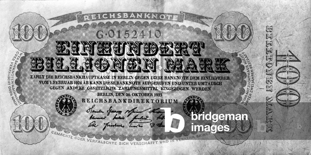 One hundred trillion Mark, 1923