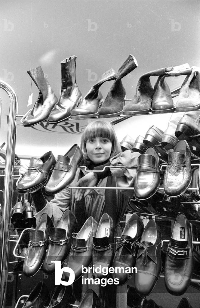 Christine Schuberth, 1974 (b/w photo)