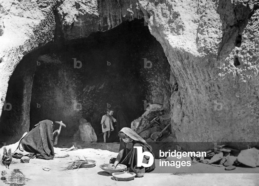 Bedouins in Tunisia, 1930 (b/w photo)