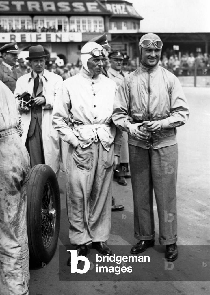 Louis Chiron, racecar driver, Monaco, 1899 (b/w photo)