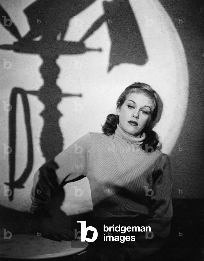 Hildegard Knef  (b/w photo)