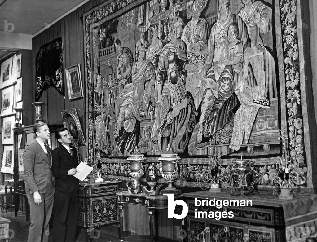 Tapestry from the 17th century, 1931