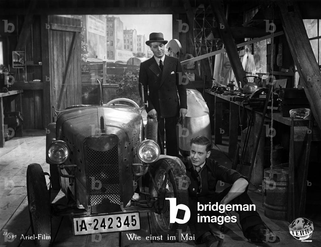 Dieter Borsche in the movie 'Wie einst im Mai', 1938 (b/w photo)