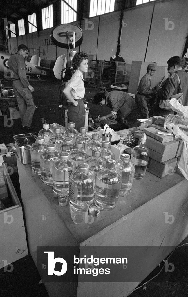 Earthquake in Agadir, 1960 (b/w photo)