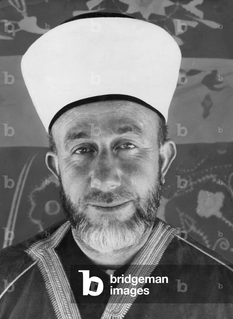 Amin al-Husayni, 1936 (b/w photo)