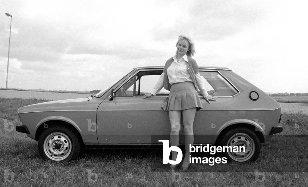Audi 50, 1974 (b/w photo)
